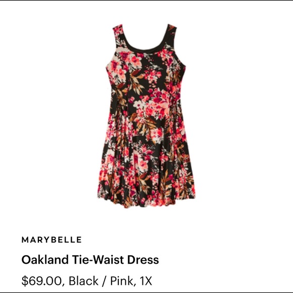 Marybelle Dresses & Skirts - Oakland Tie waist dress by Marybelle NWOT